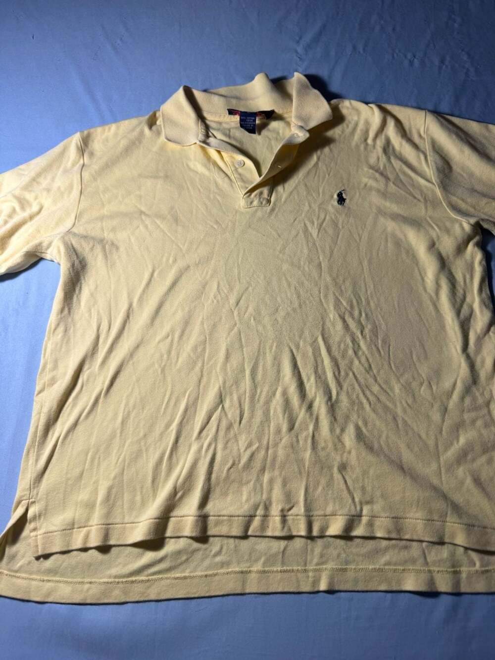Polo Sport Ralph Lauren Polo Shirt Size L Yellow Cotton